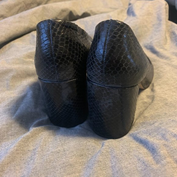 Zara black patent leather block heels - Picture 3 of 4